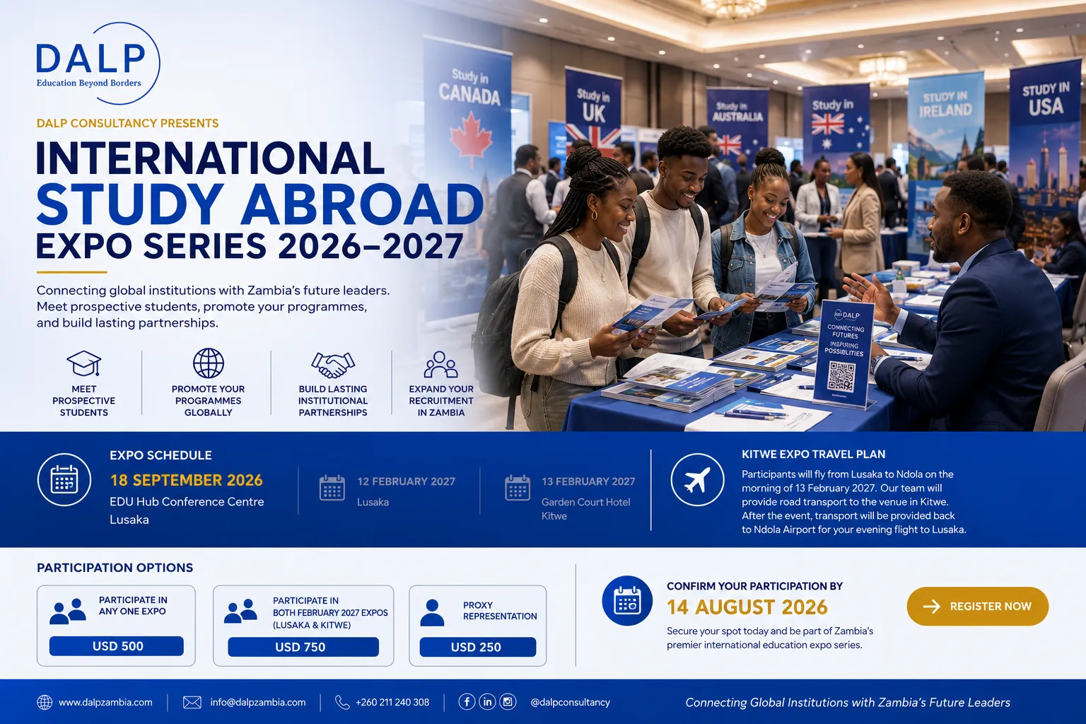 DALP International Study Abroad Expo 2026 – Lusaka
